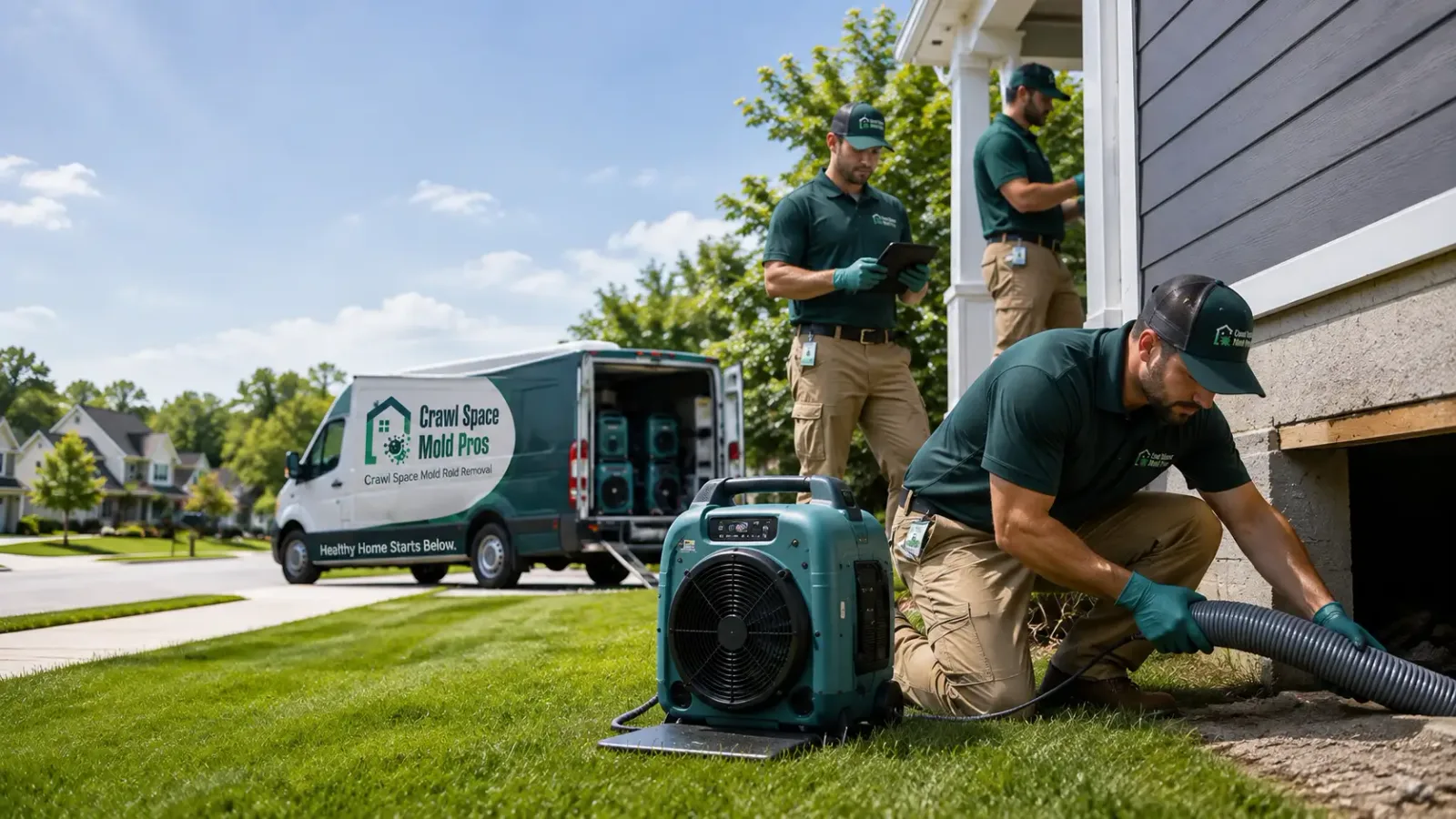 Crawl Space Mold Removal in Moline, MI